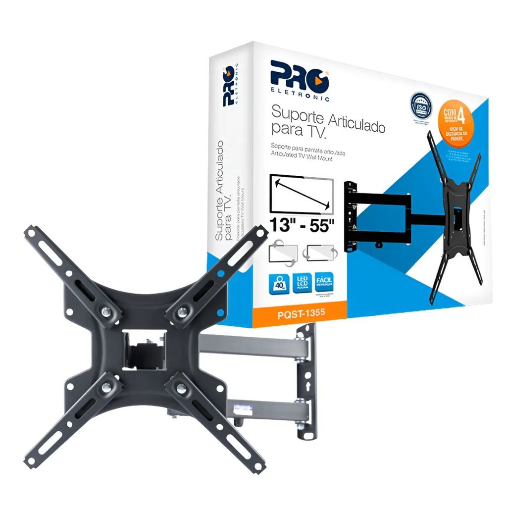 Suporte TV Proeletronic PQST-1355 13 a 60 Polegadas