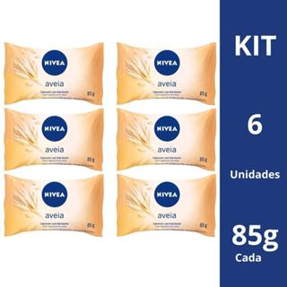 Sabonete em Barra Nivea Aveia 85g Kit com 6 Unidades em Oferta na Shopee