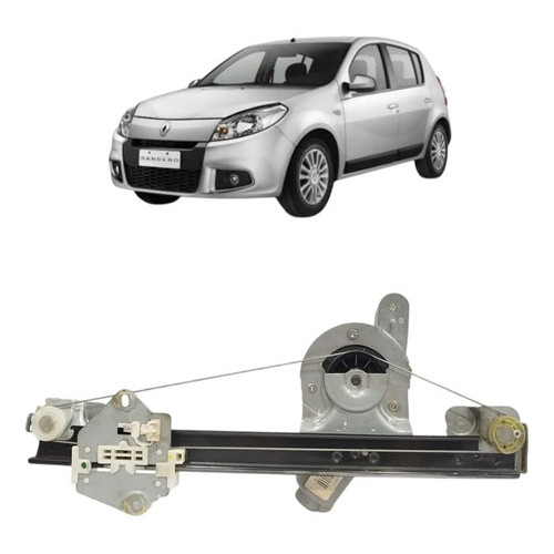Maquina Vidro Elétrica Traseira Direita Sandero 2008 A 2013