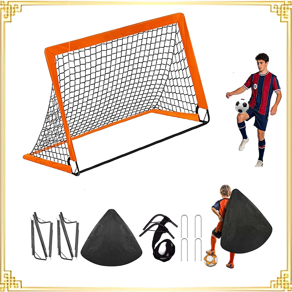 Objetivo de treinamento de futebol portátil tamanho 120 x 90 x 90 cm adequado para quintal/interno e externo