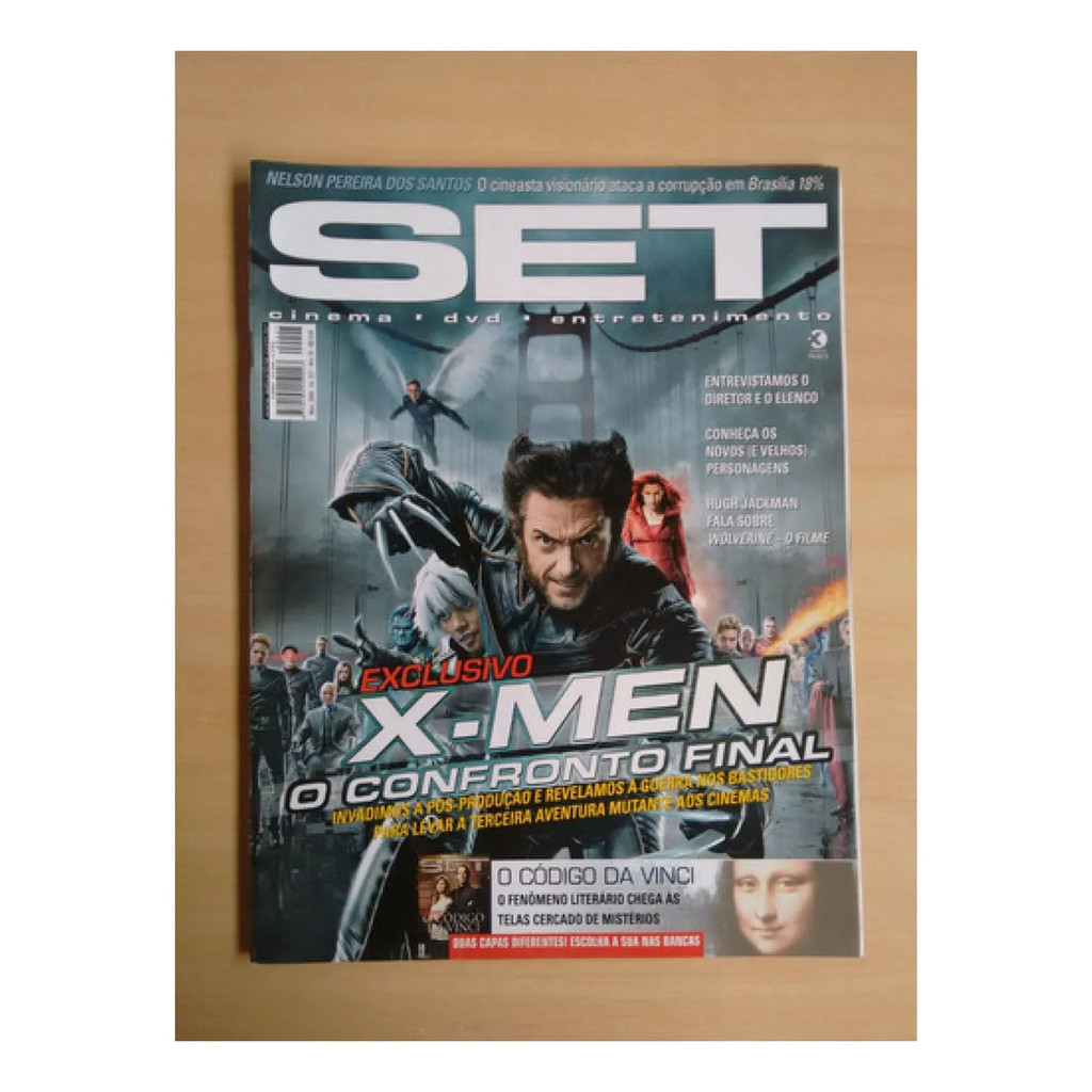 Revista Set 227 X Men Wolverine Marvel Cinema 2006