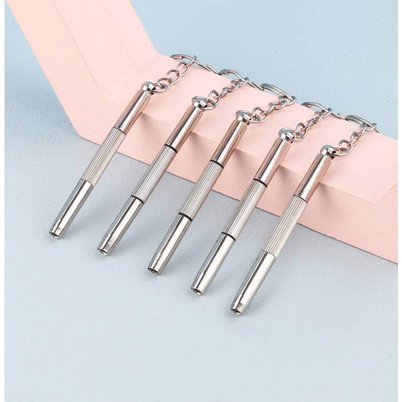 Mini Chaveiro 3 em 1 Chave de Fenda Reparo Relógio Oculos Relogio Chave de fenda portátil Nova