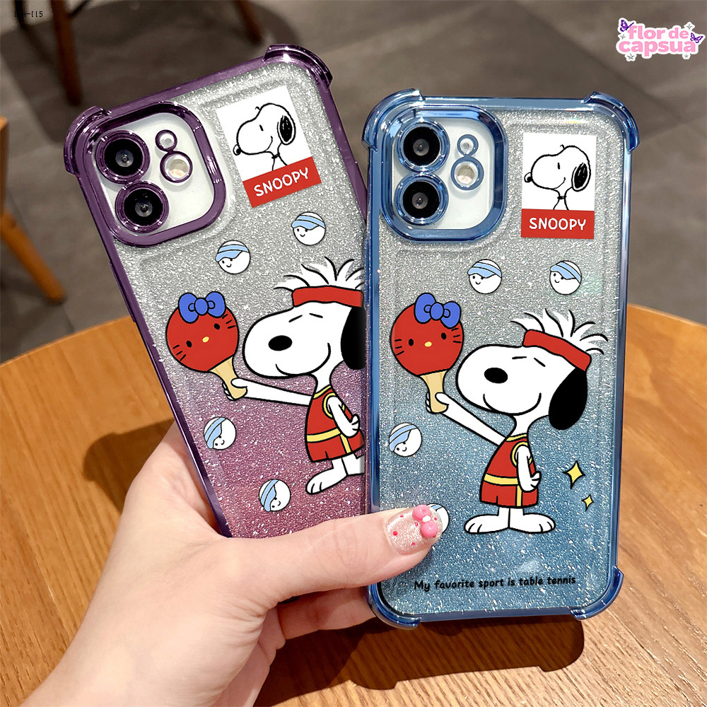 Capa Case Para iPhone 15 14 13 12 11 8 7 XR SE Plus 2020 2022 Com Flocos De Glitter De Celular Capinha SFK 8430
