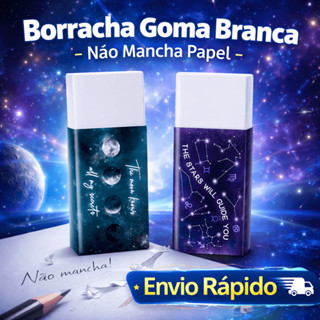 Borracha Goma Branca Tilibra Magic Escolar Macia Alta Precisão Não Mancha Papel Apagar Lápis Sortida Envio Rápido em Oferta na Shopee