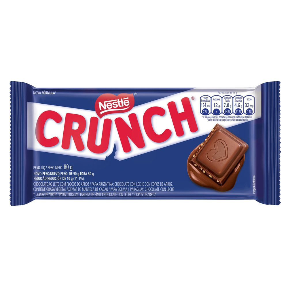Chocolate Nestlé Crunch 80g em Oferta na Shopee