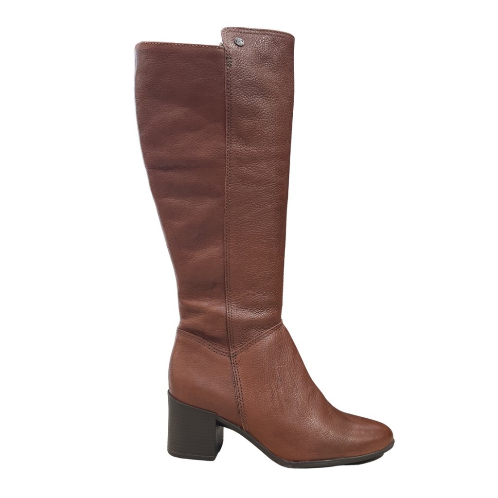 Bota Bottero 346903 Feminina Montaria Cano Alto 6cm Conhaque