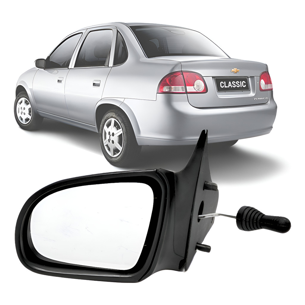 Retrovisor Esquerdo Corsa Classic 2003 A 2010 Com Controle