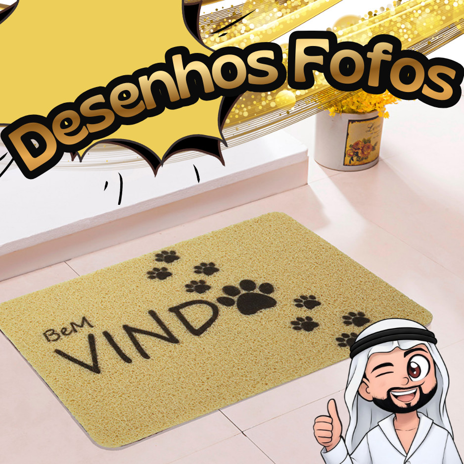 Tapete Porta Entrada Capacho Emborrachado, Para Cozinha, Entrada De Porta De Sala, Sítio, Casa e Apartamento