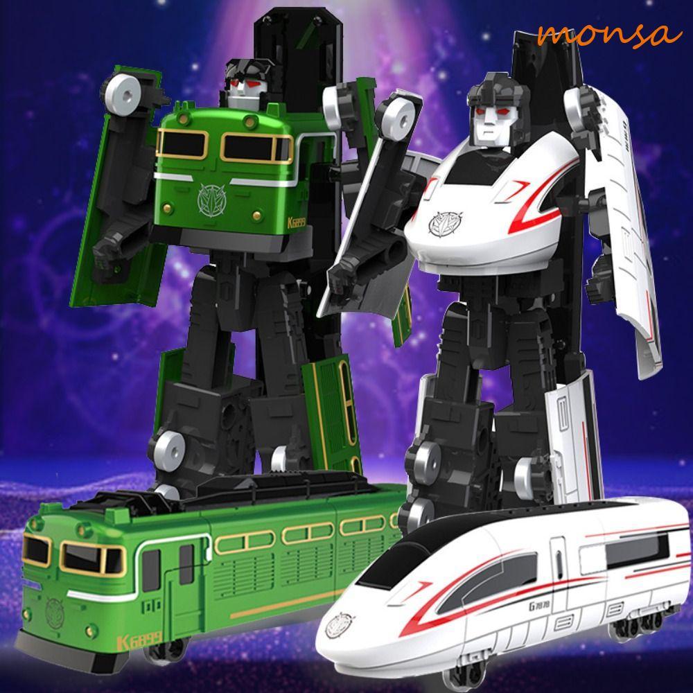 Brinquedo Robô De Transformação MONSA , Trem Deformação De Escavadeira 2 Em 1 , Brinquedos Modelo