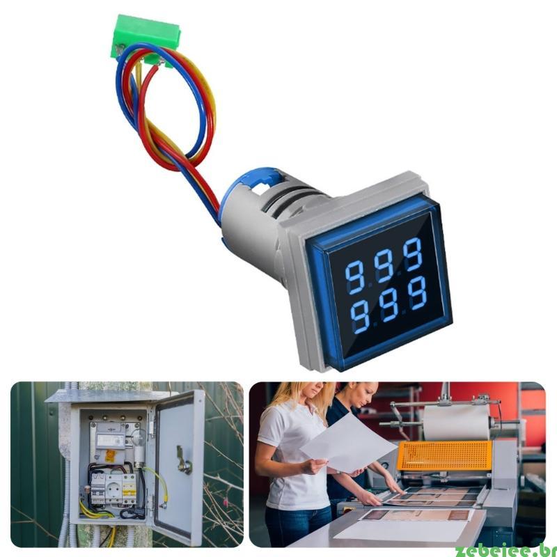 zebeiee Contador Quadrado Display Digital Resposta Rápida 6 Dígitos 0-999999 Medidor Contagem AC220V Ventil