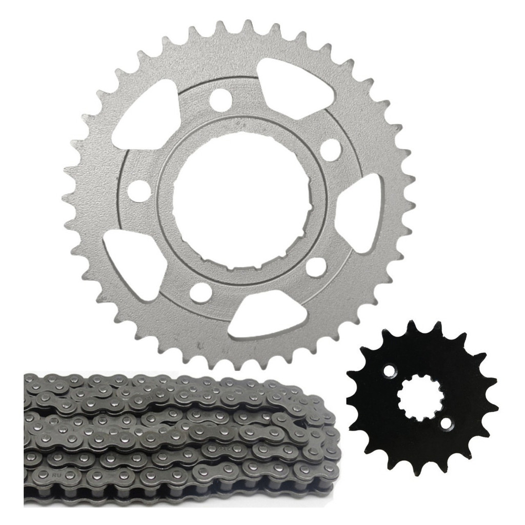 Kit Relação Cbx 250 Twister Coroa 40 Pinhão 17 Corrente Fina