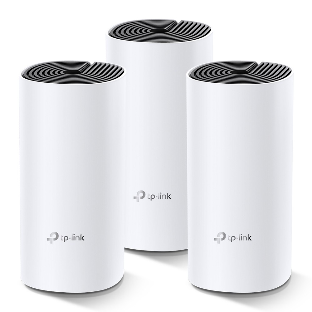 Roteador TP-Link Deco M4 (x3) Wi-Fi Mesh Gigabit Dual-Band AC1200 Branco