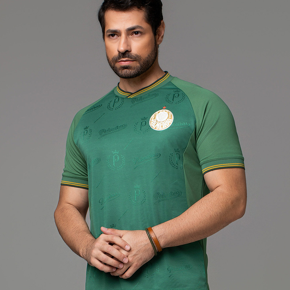 Camisa Palmeiras Verde Bloke Masculina Oficial