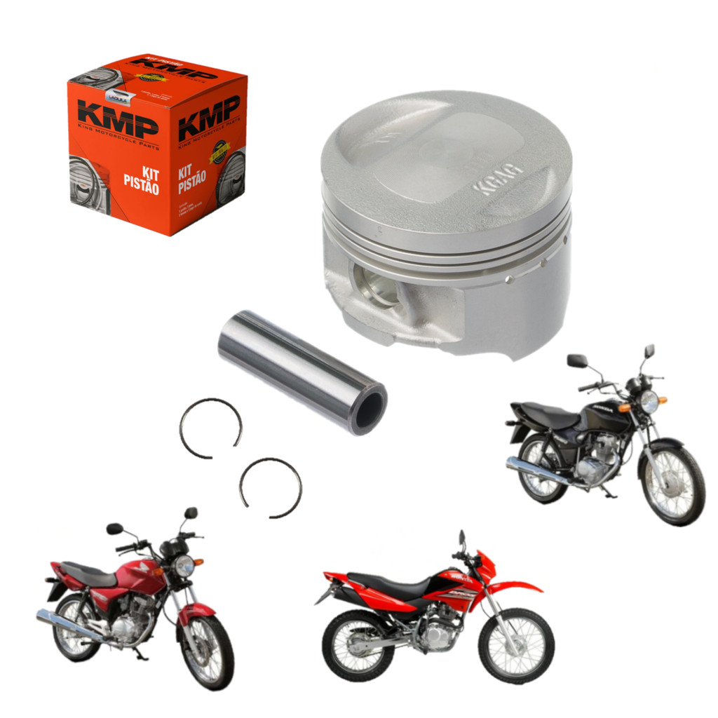Pistão Titan Fan Bros 125 Std 0.25 0.50 0.75 1.00 1.50 2.00 Kmp