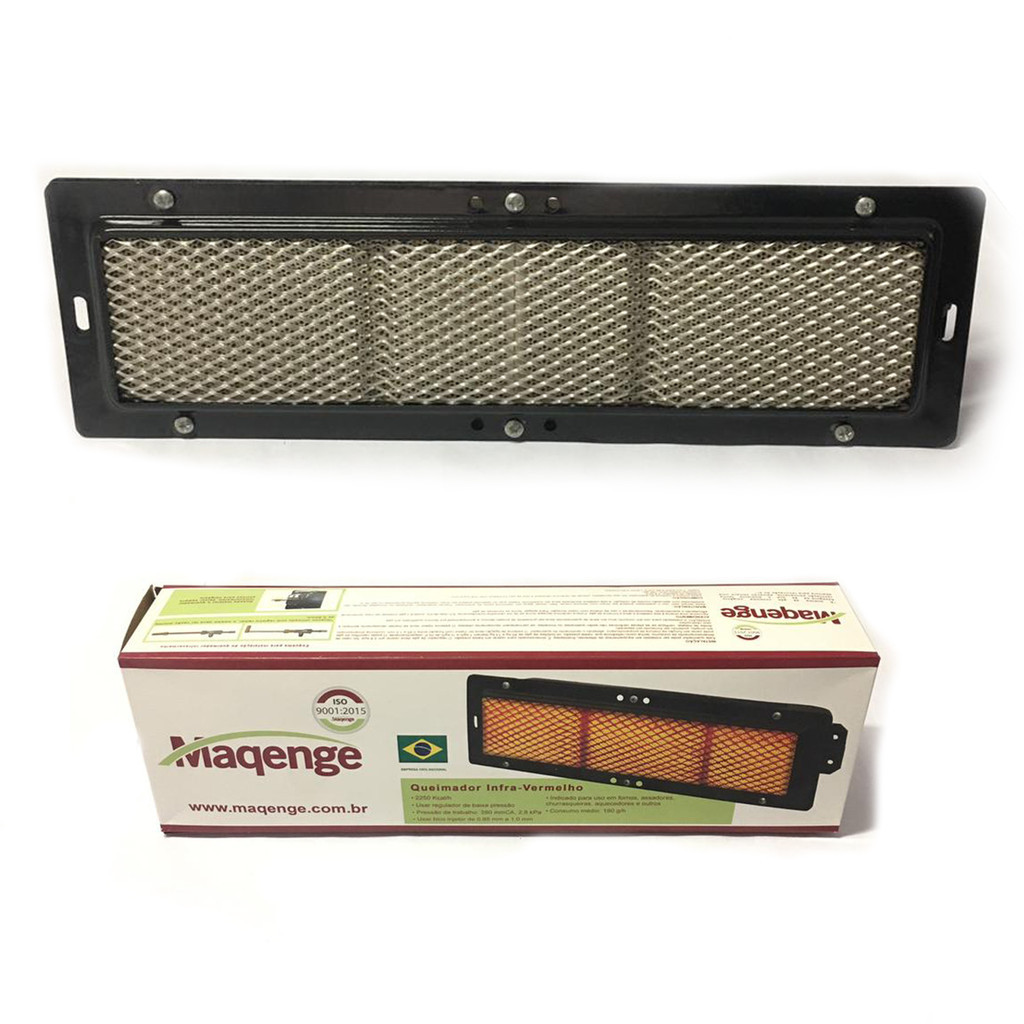 4 Queimadores Infravermelho Maquina de Frango Esmaltado