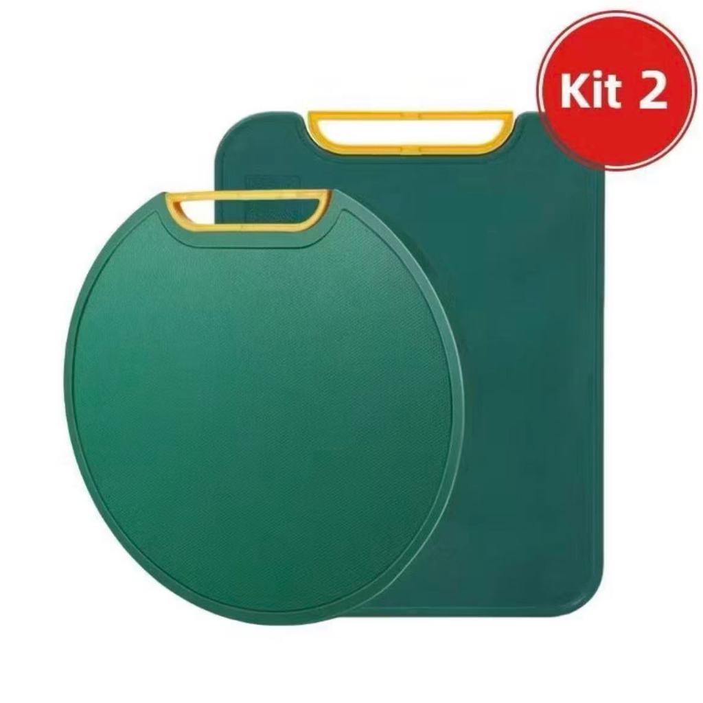 KIT 1/2 Tábua De Corte Antibacteriana À Prova De Mofo Tábua De Corte Cozinha de Corte Placa de Corte de Frutas