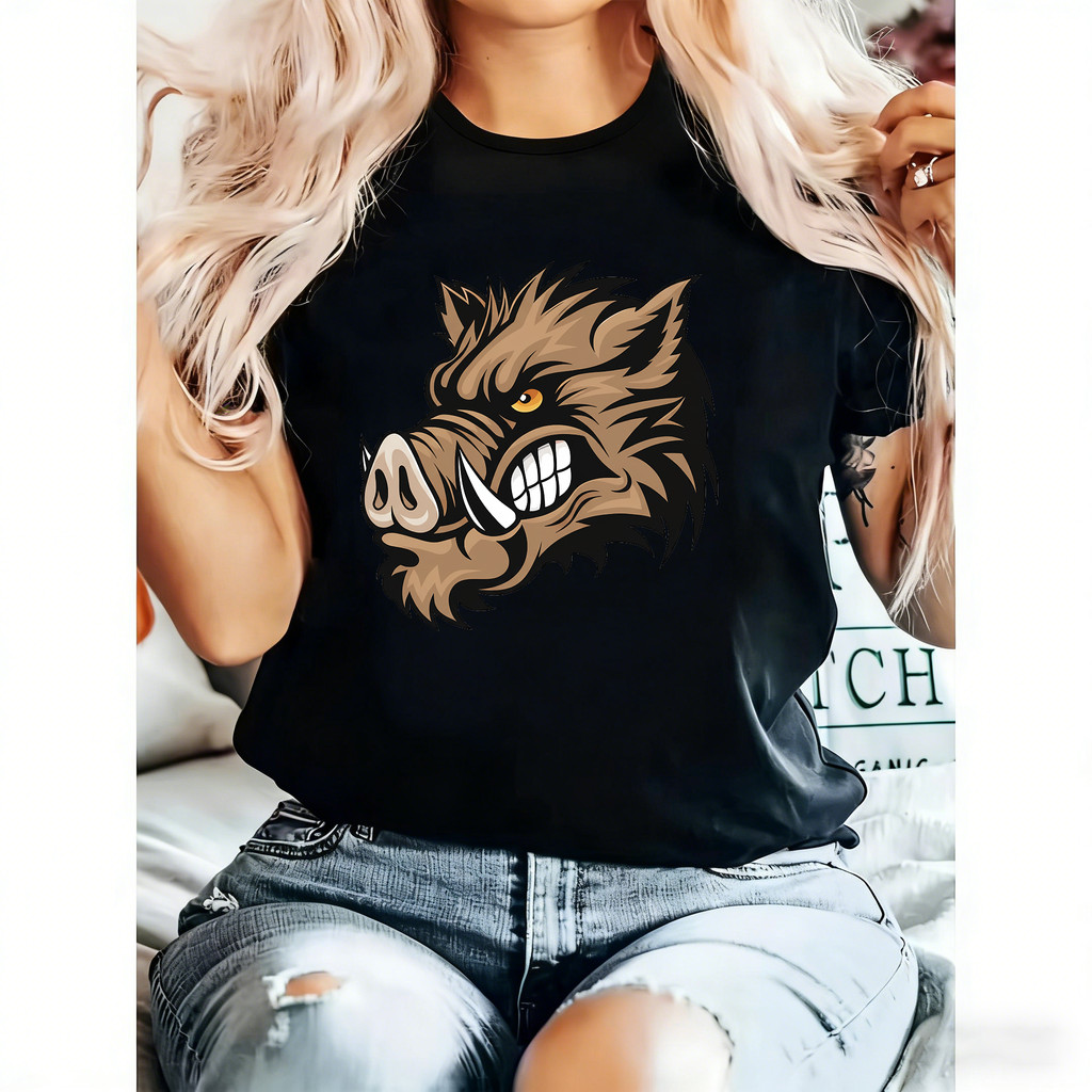 Camiseta Feminina Sangue Feroz Feroz Adormecido Estilo Animado
