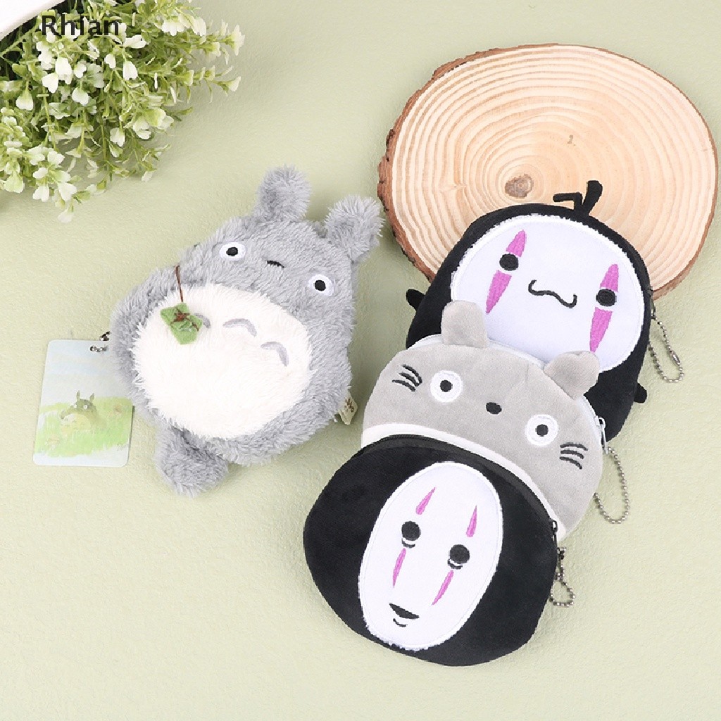 Novos produtos de anime: bolsa de moedas cosplay do Totoro, pingente de pelúcia, carteira, chaveiro de carro COD