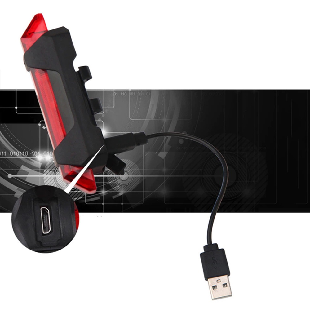 Lanterna Bicicleta Sinalizador Traseiro Bike 5 Leds top no mercado