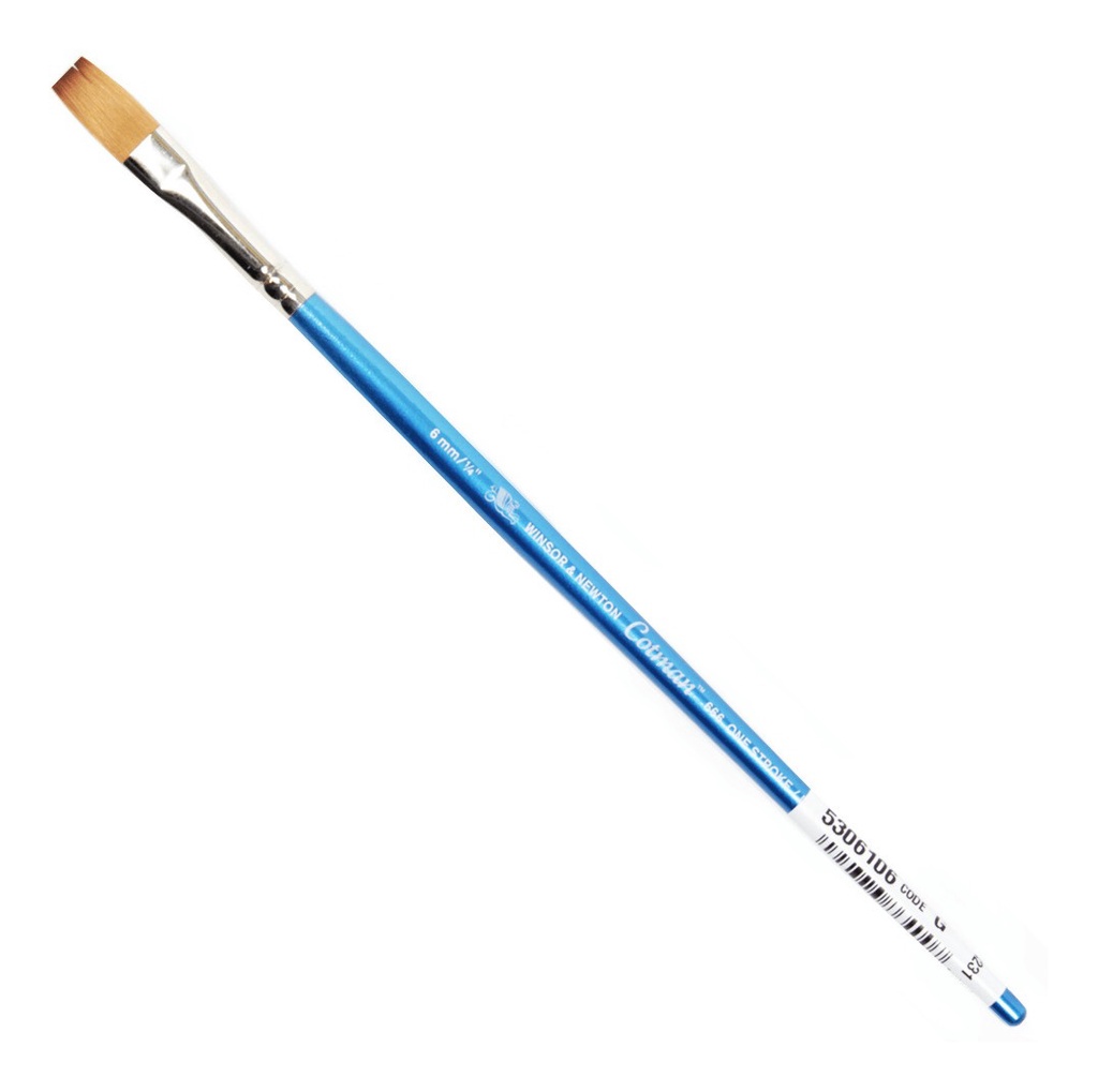 Pincel Aquarela Cotman Winsor & Newton Chato 666 1/4