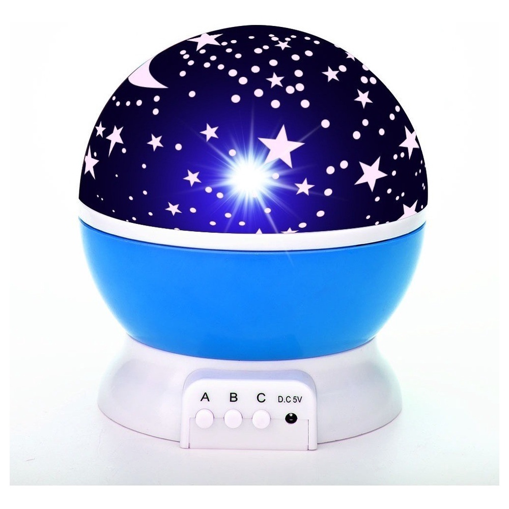 Projetor Luminária Abajur Led Estrelas Galaxy 360º Giratória  Projetor Noite Estrelada Lâmpada LED -  Galaxia AZUL