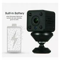 Mini Câmera Segurança com Sensor Inteligente Liga Automaticamente a Visão Noturna