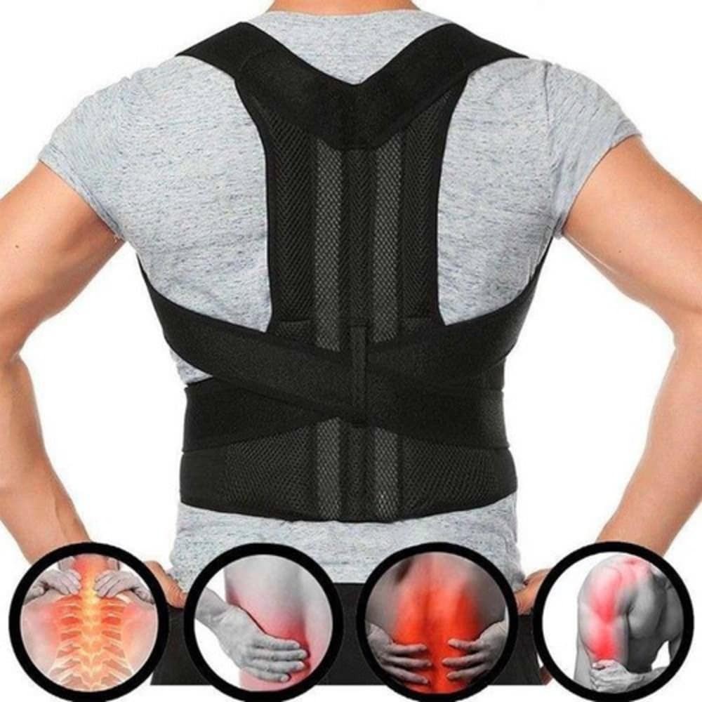 Cinta Corretor Coluna Postura Suporte Lombar Tamanho Unico Corretor Postura cinta POSTURAL Para Coluna Corrigir Postura Protetor Lombar Corretor Postural Masculino Feminino