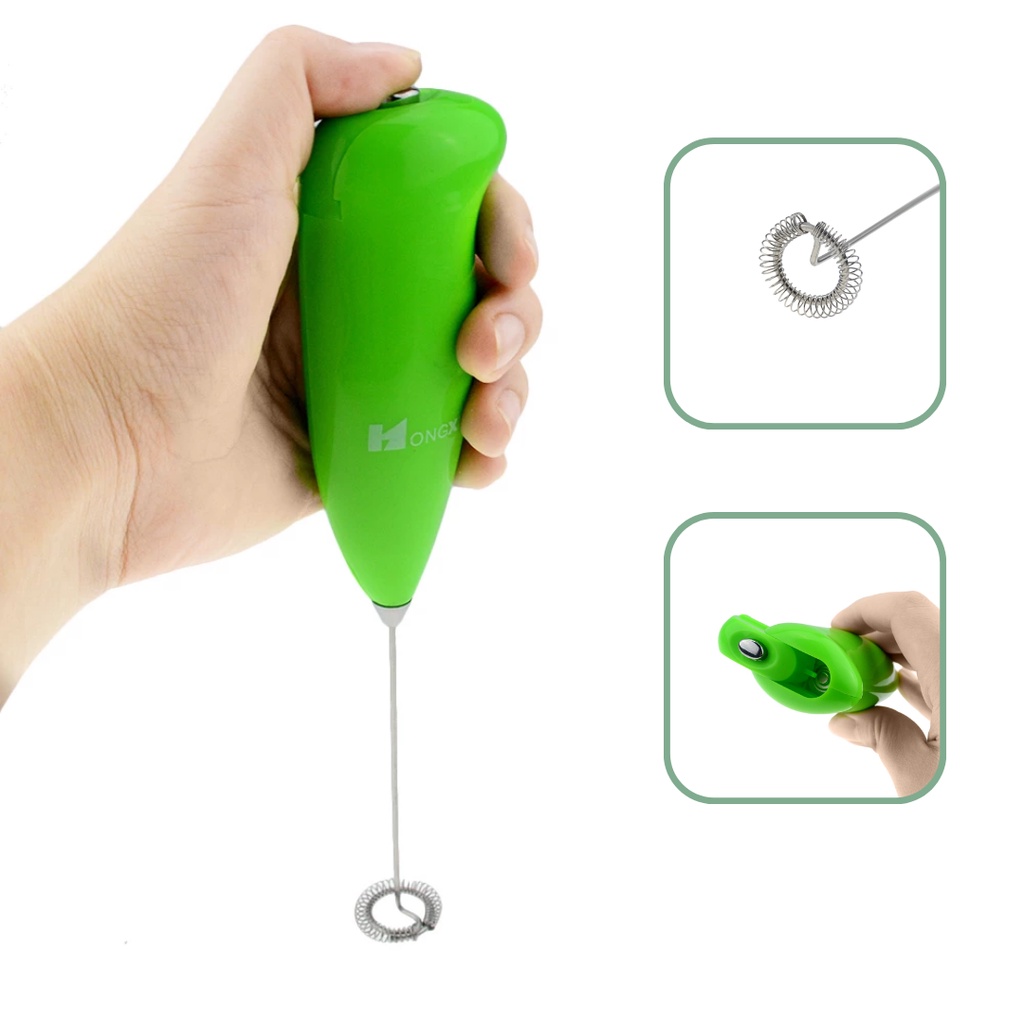 Mini Misturador Batedor Mixer Eletrico para Claras de Ovos e Bebidas à  Pilha. | Shopee Brasil