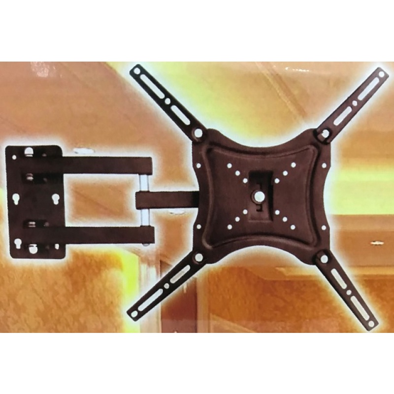 Suporte Tv Tri Articulado De Parede 14 a 55 polegadas Até 50kg Reforçado Metálico