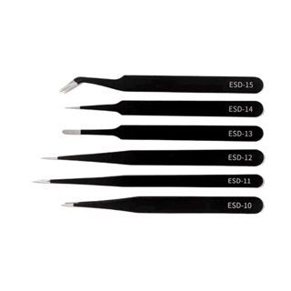 Pinças de Aço Inoxidável Kit 6 Pçs em Oferta na Shopee