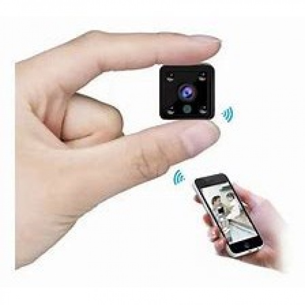 Mini Câmera Segurança Wi-fi Hd 1080p Sem Fio Infravermelho Ios/android Sem Fio Portatil