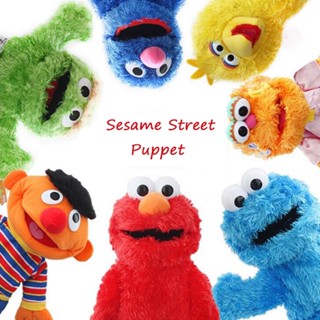 7 Estilos Fantoche De Rua Sésamo Mão Elmo Cookie Monster Ernie Plush Bonecas Recheadas Brinquedos Educativos