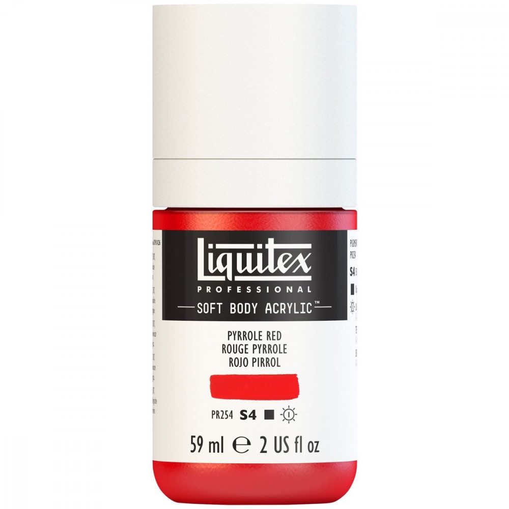 Tinta Acrílica Liquitex Soft Body 59ml S4 321 Pyrrole Red