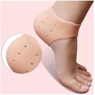 Par de Meia Palmilha Silicone Gel Proteção Ortopédica Esporão Calcanhar