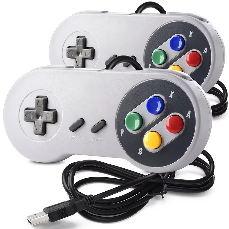 Controle Super Snes Usb Para Pc, Notebook Video Games