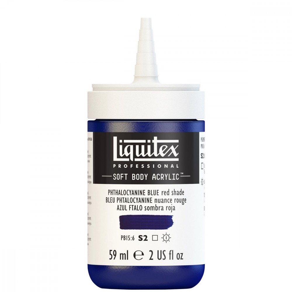 Tinta Acrílica Liquitex Soft Body 59ml Phthalo Blue Red Shad