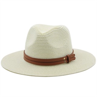 Chapéu Panamá De Palha Bowler Beach Breathable Casual Jazz