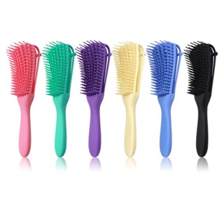 Escova Pente Polvo Para Cabelo Cacheados