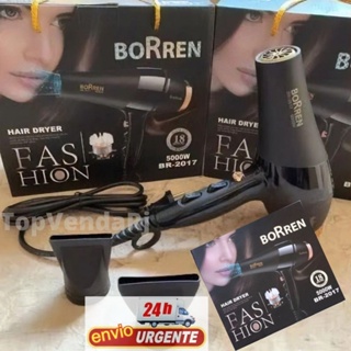 melhor secador de cabelo profissional potente Borren 110v