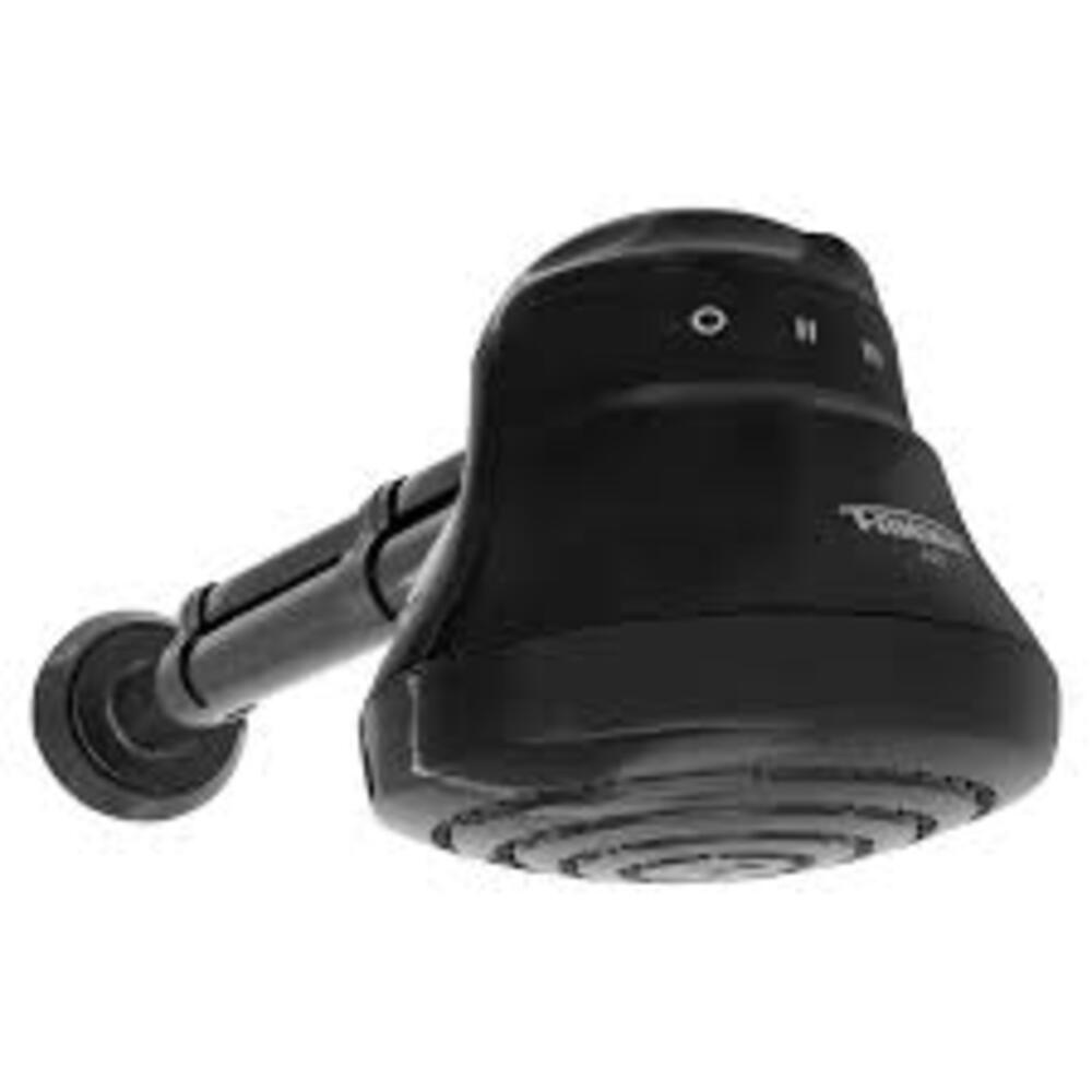 Chuveiro Elétrico Ducha 4t 220v 6800w Preto Com Cano Fame