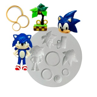 Forma Silicone Sonic Aneis Ilha Confeitaria Biscuit Resina em Oferta na Shopee