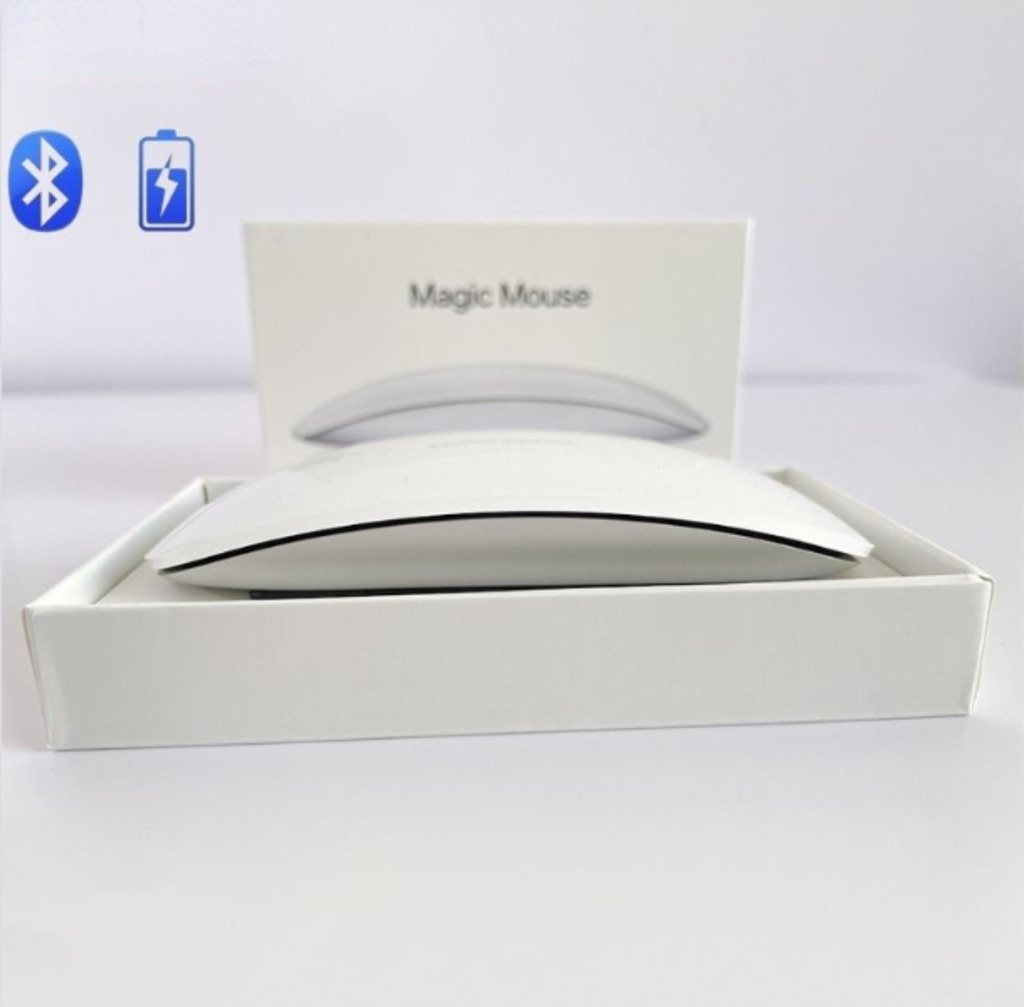 Mouse Mágico Mouse Sem Fio Bluetooth Para APPLE Mac Book Macbook Air Pro Design Ergonômico Multi Touch BT Rato Óptico Bluetooth Sem Fio Recarregável ArctouchMagic Mouse 3 Ergonômico Ultra Fino E Silencioso Para Macbook Computer Laptop