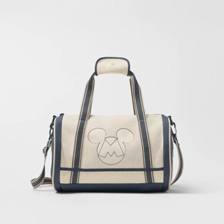 Bolsa Fashion Tote Bag Mickey Mouse Cartoon Impressão Sacos Simples De Grande Capacidade Para Garotas Mensageiras Lona Novo Estilo Bolsas De Um Ombro