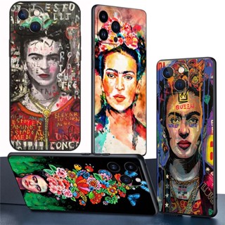 Para iPhone X XR X 13 14 Pro Max 13 mini 14 Plus Capa De Silicone TPU SN43 Frida Kahlo