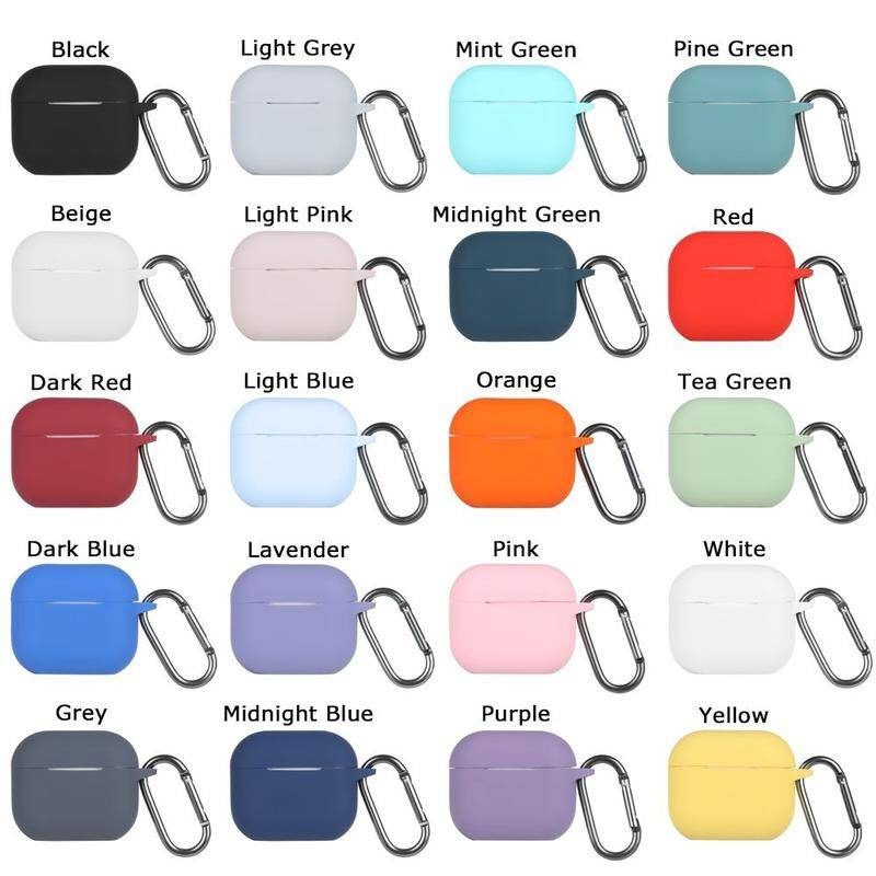 Capa de Silicone Protetora compativel AirPods 3 geração com mosquetão NÃO INCLUI FONE Qualidade Premium
