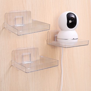Suporte De Monitoramento Autoadesivo Sem Traço/Parede Punção Para Câmera Montada Na Banheiro Doméstico Universal À Prova De Umidade Plástico Transparente
