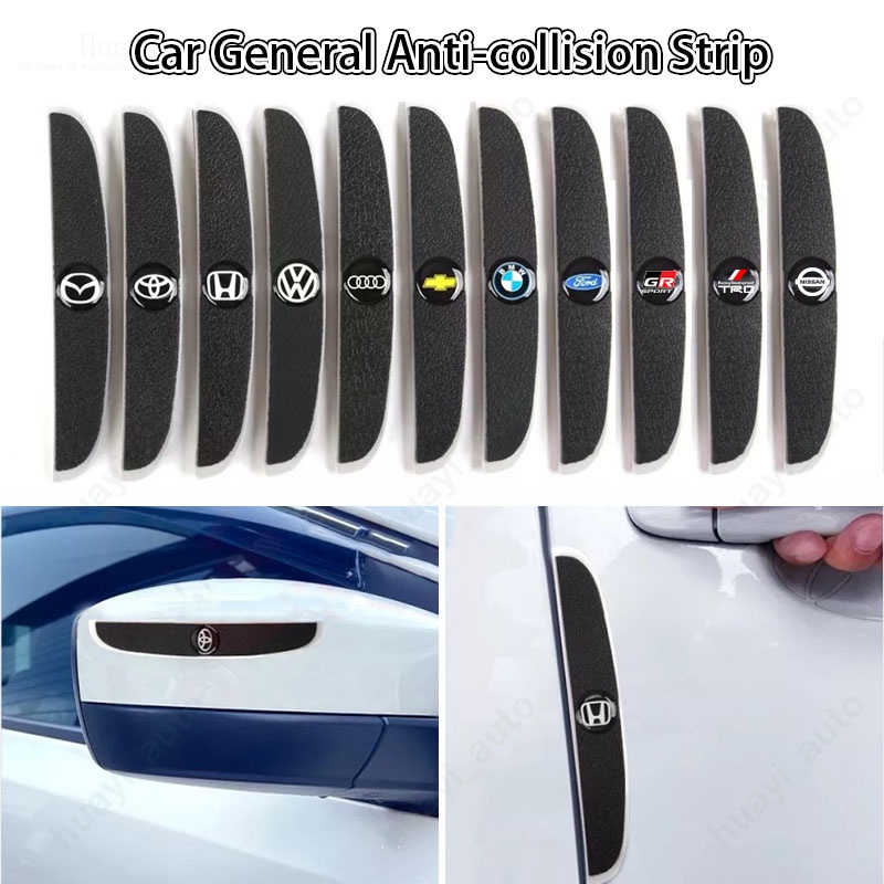 [Oferta De Tempo Limitado] 4pcs Borda Da Porta Do Carro Fita Anti-Colisão Proteção Riscos Linda Decoração De Acessórios De Espelhos Dianteiros E Traseiros Para A Maioria Dos Modelos