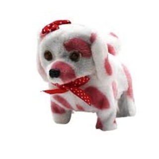 Cachorrinho Que Late e Anda Acende O Olho A Pilha Cachorro Brinquedo Diversão