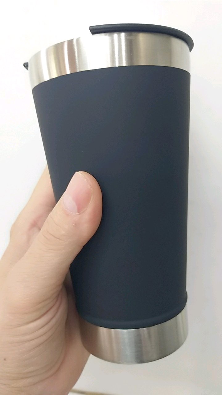 Garrafa Térmica Em Aço Inox Com Termômetro Digital 500ml Led Tampa e Abridor