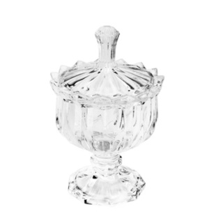 Potiche Decorativo De Cristal Pequeno Mali 9,5x14,5cm Moldular em Oferta na Shopee